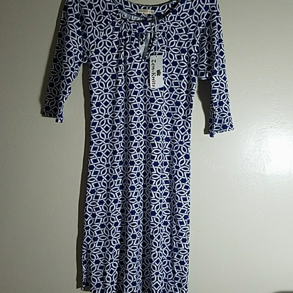 Zen Knits Dresses & Skirts - Zen Knits half sleeve dress , brand new with tag